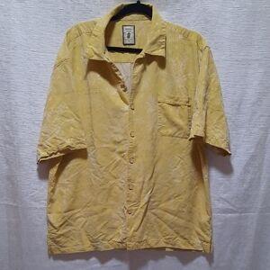 Jamaica Jaxx Yellow Casual Button Down Shirt